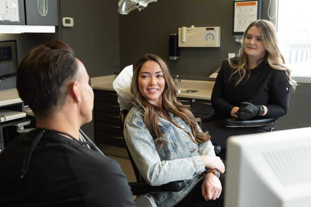 Dr. Jeff Wakeford with Patient | Wentworth Family Dental | General & Family Dentist | SW Calgary